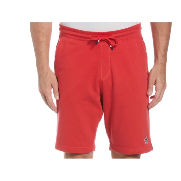 Original Penguin Other - Original Penguin Core Fleece Shorts Sz M Red
